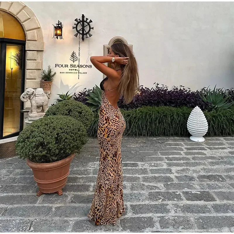 Kenia | Vestido Leopardo con Encaje