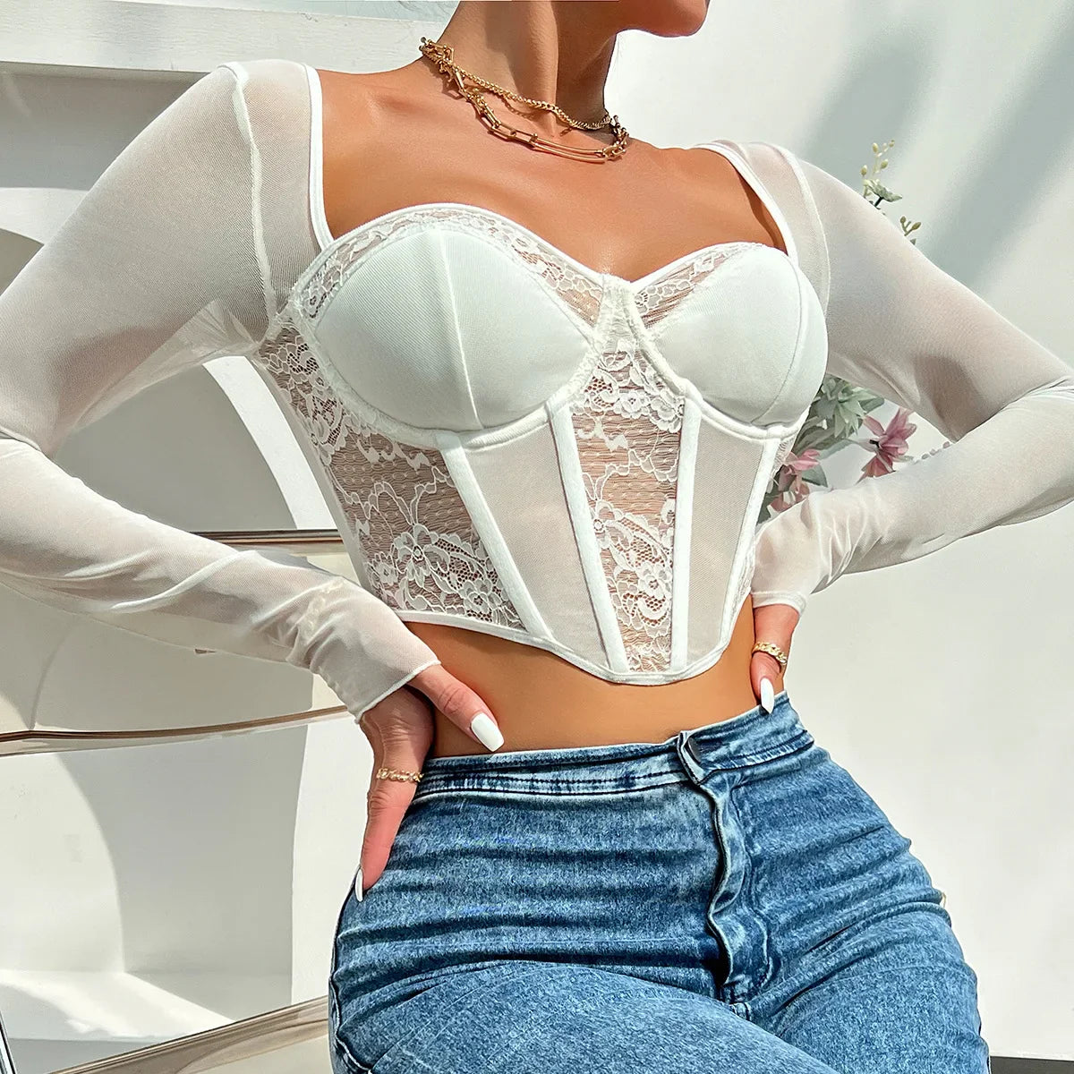 Divine | Bustier de Encaje Elegante